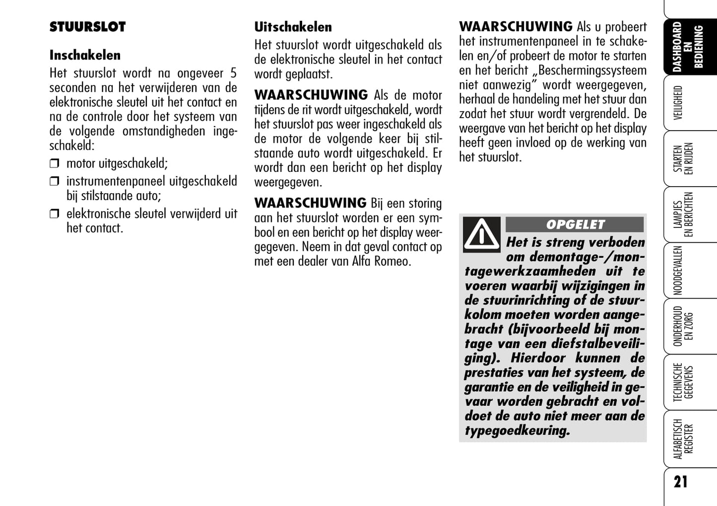 2005-2012 Alfa Romeo Brera Gebruikershandleiding | Nederlands