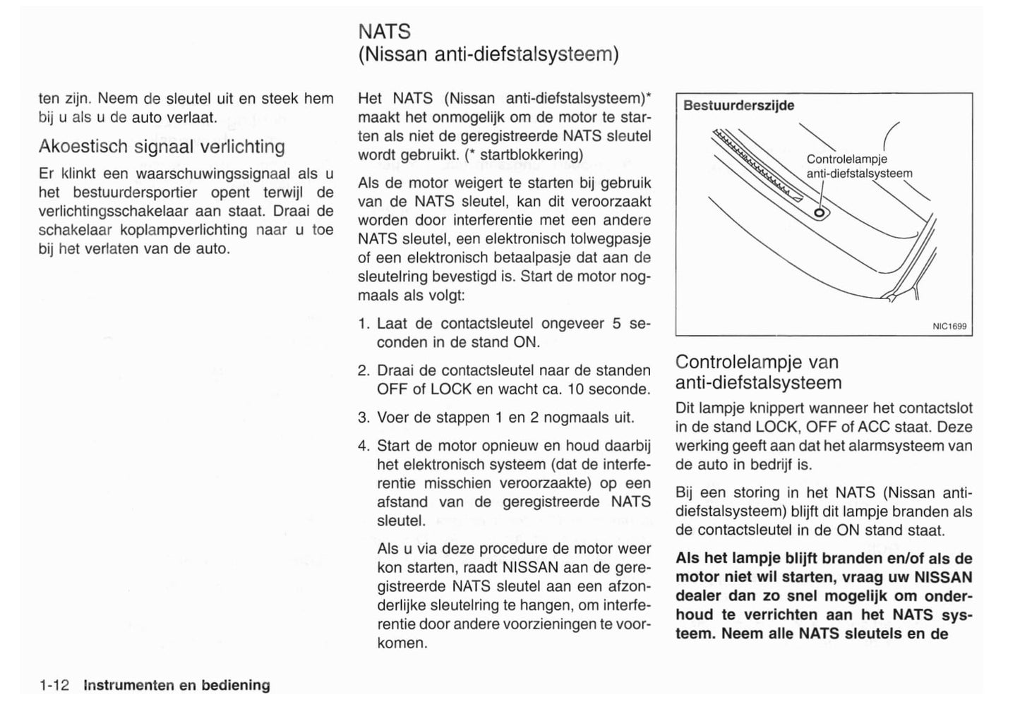 2001-2002 Nissan X-Trail Gebruikershandleiding | Nederlands