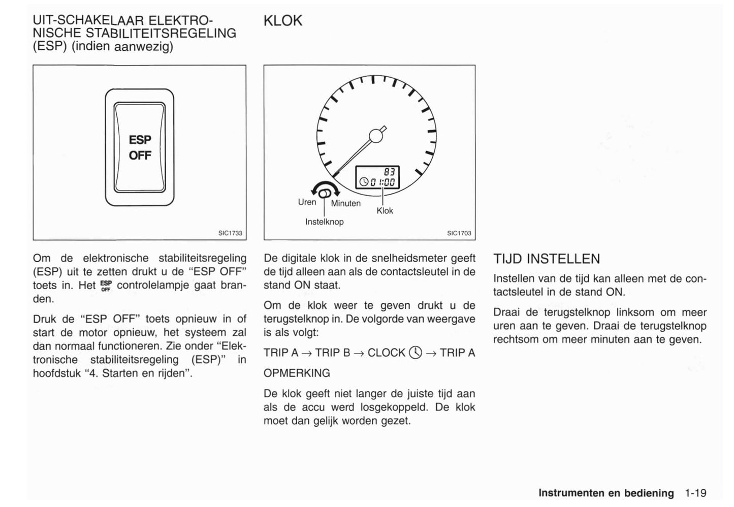 2001-2002 Nissan X-Trail Gebruikershandleiding | Nederlands