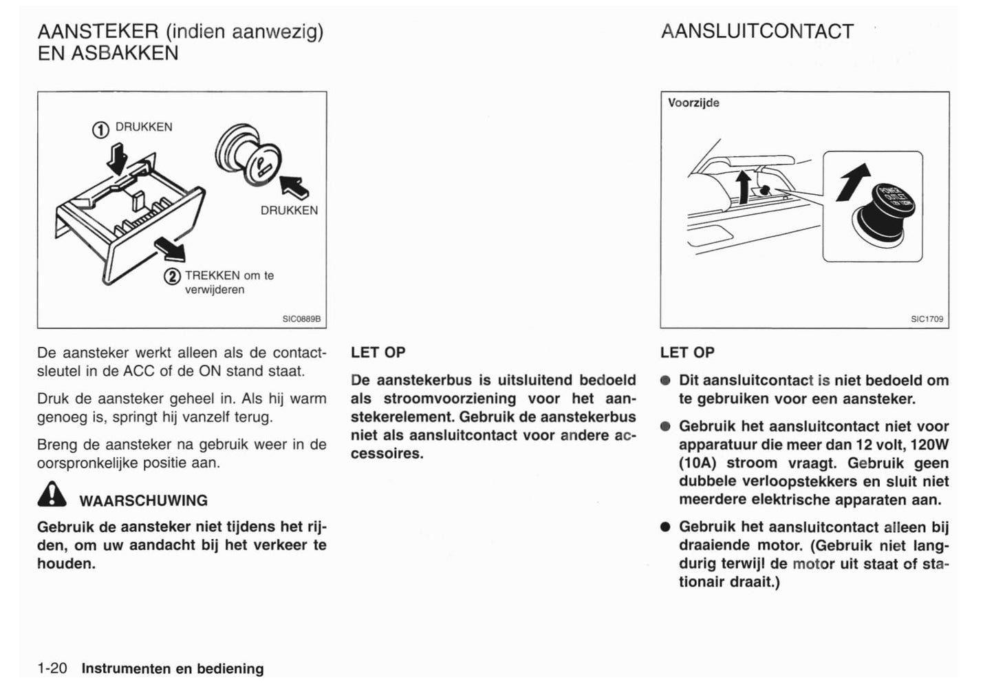 2001-2002 Nissan X-Trail Gebruikershandleiding | Nederlands