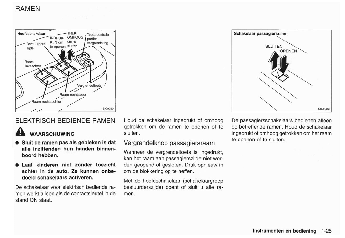 2001-2002 Nissan X-Trail Gebruikershandleiding | Nederlands
