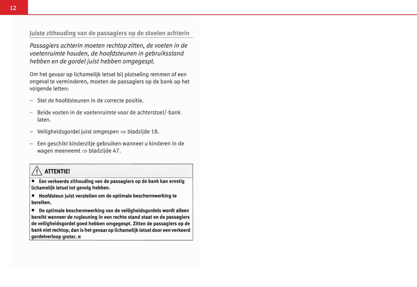 2000-2010 Seat Alhambra Gebruikershandleiding | Nederlands