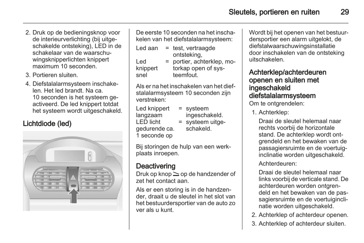 2005-2011 Opel Combo Gebruikershandleiding | Nederlands
