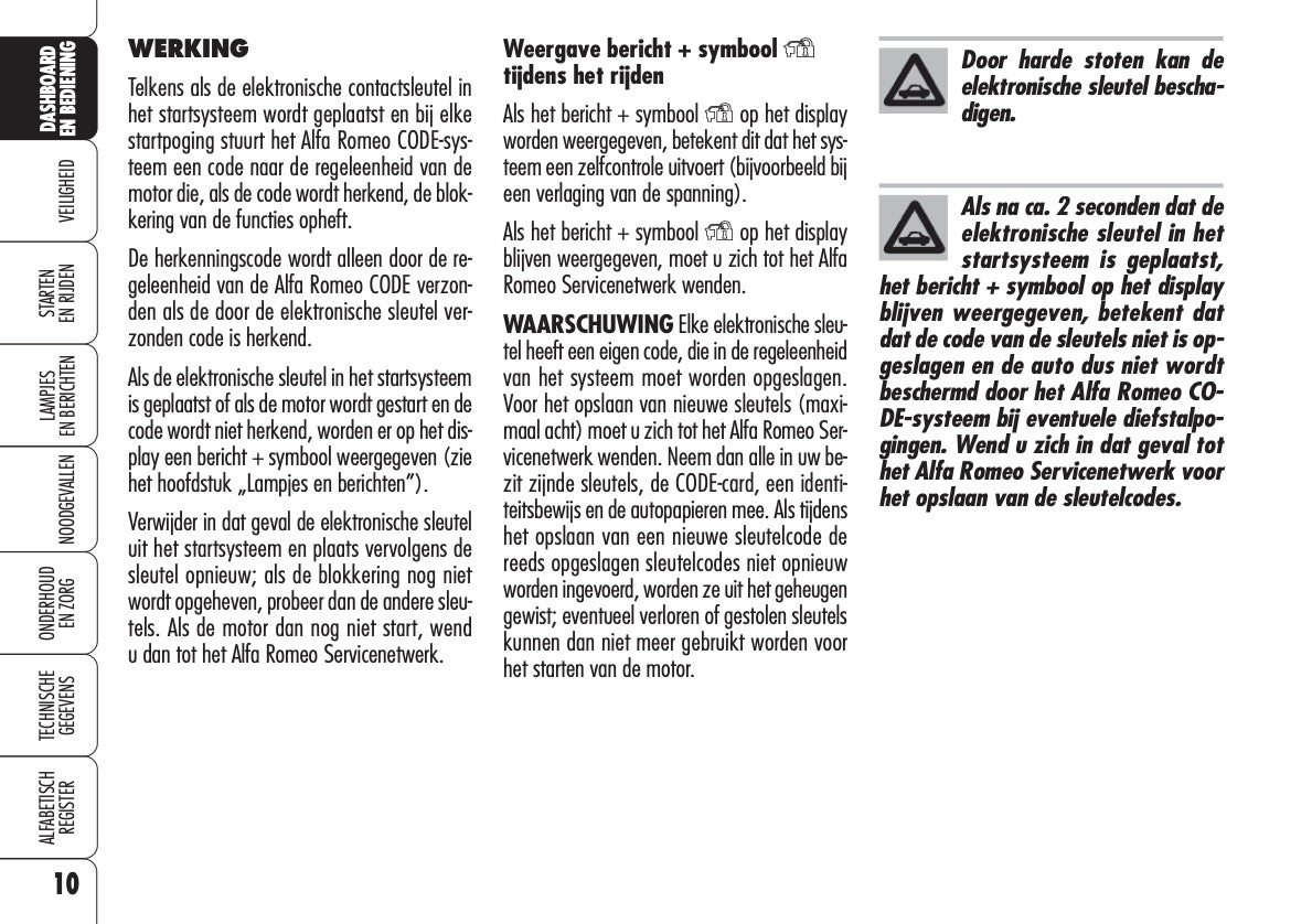 2008-2010 Alfa Romeo Spider Gebruikershandleiding | Nederlands