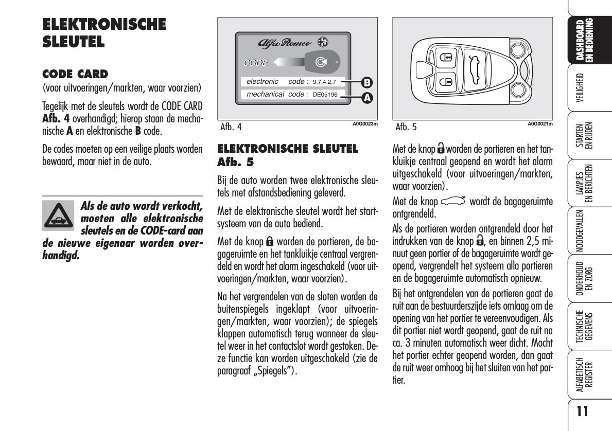 2008-2010 Alfa Romeo Spider Gebruikershandleiding | Nederlands
