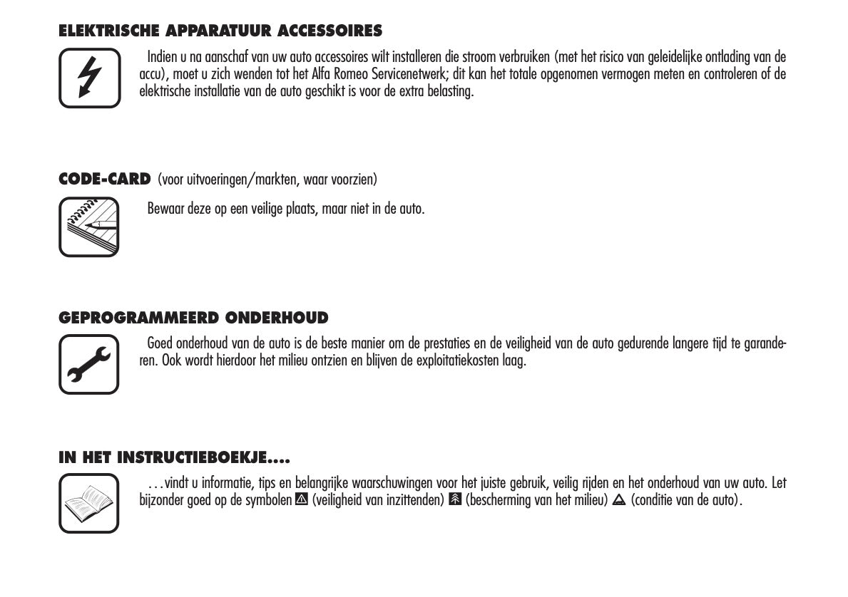 2008-2010 Alfa Romeo Spider Gebruikershandleiding | Nederlands