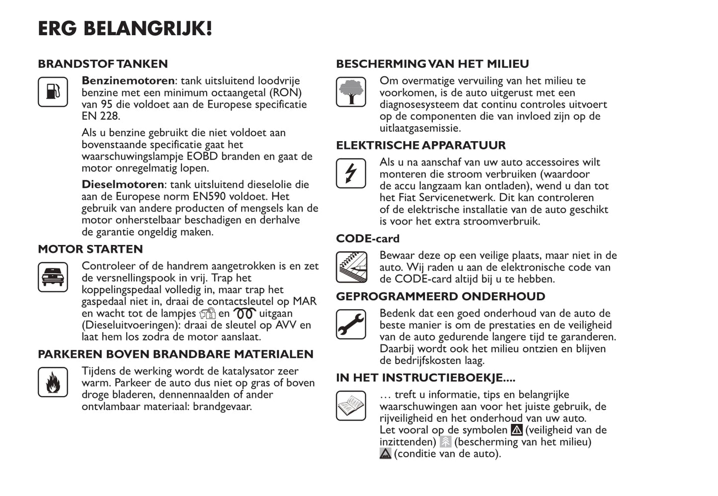2015-2016 Fiat 500/500C Bedienungsanleitung | Niederländisch