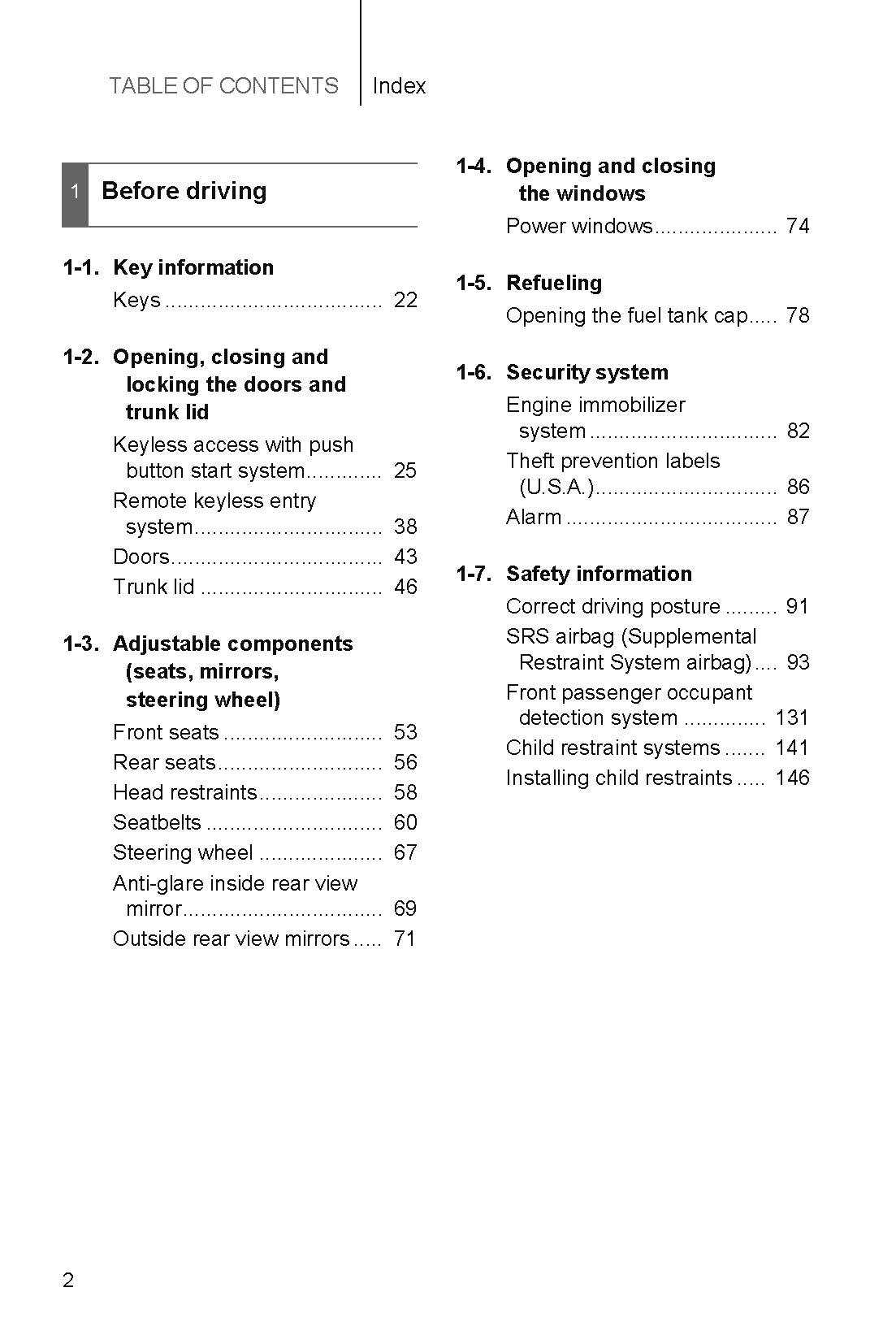2019 Subaru BRZ Manuel du propriétaire | Anglais
