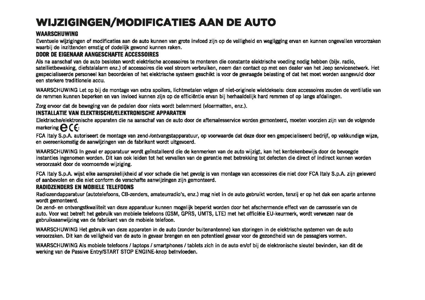 2022-2023 Jeep Avenger Manuel du propriétaire | Néerlandais