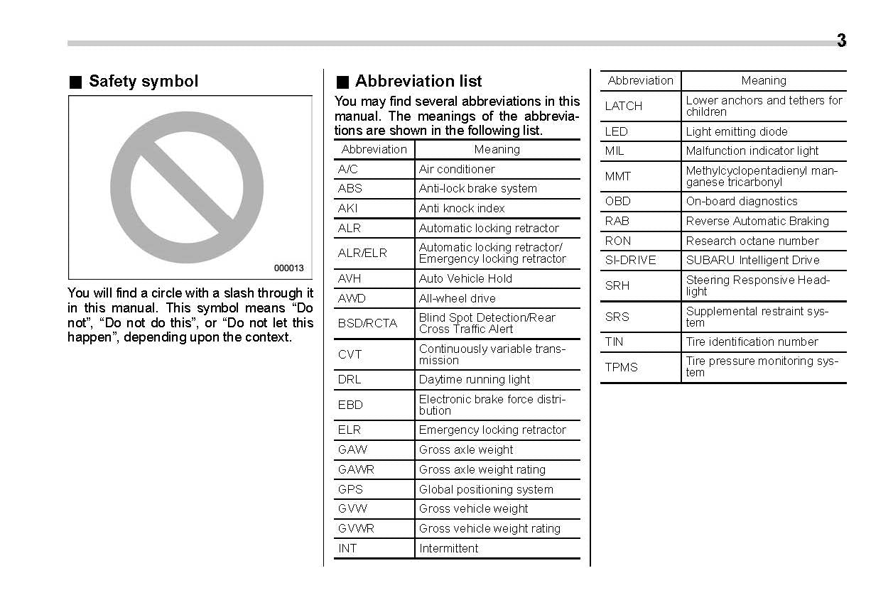 2019 Subaru Forester Gebruikershandleiding | Engels