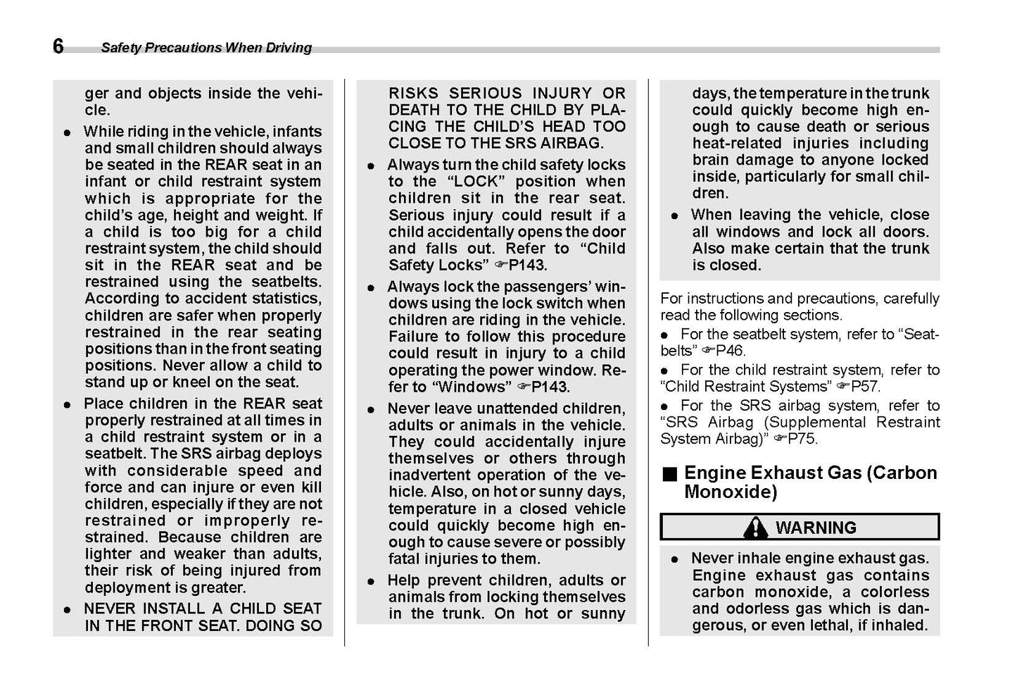 2020 Subaru Legacy/Outback Manuel du propriétaire | Anglais