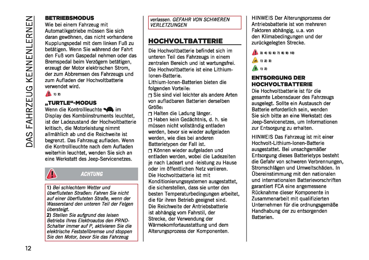 2023-2024 Jeep Avenger Gebruikershandleiding | Duits