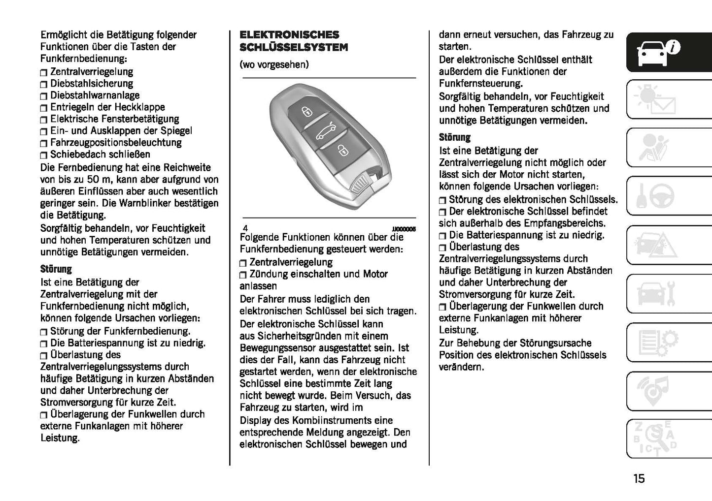 2023-2024 Jeep Avenger Gebruikershandleiding | Duits
