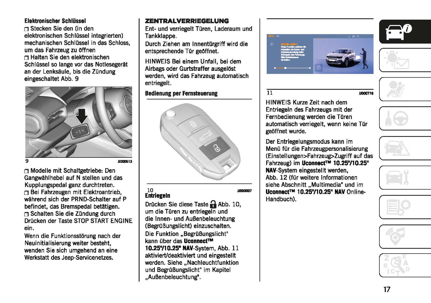 2023-2024 Jeep Avenger Gebruikershandleiding | Duits