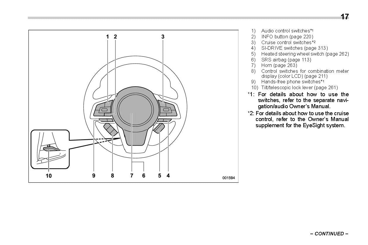 2020 Subaru Crosstrek Manuel du propriétaire | Anglais