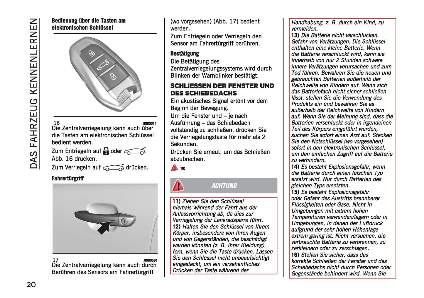 2023-2024 Jeep Avenger Gebruikershandleiding | Duits