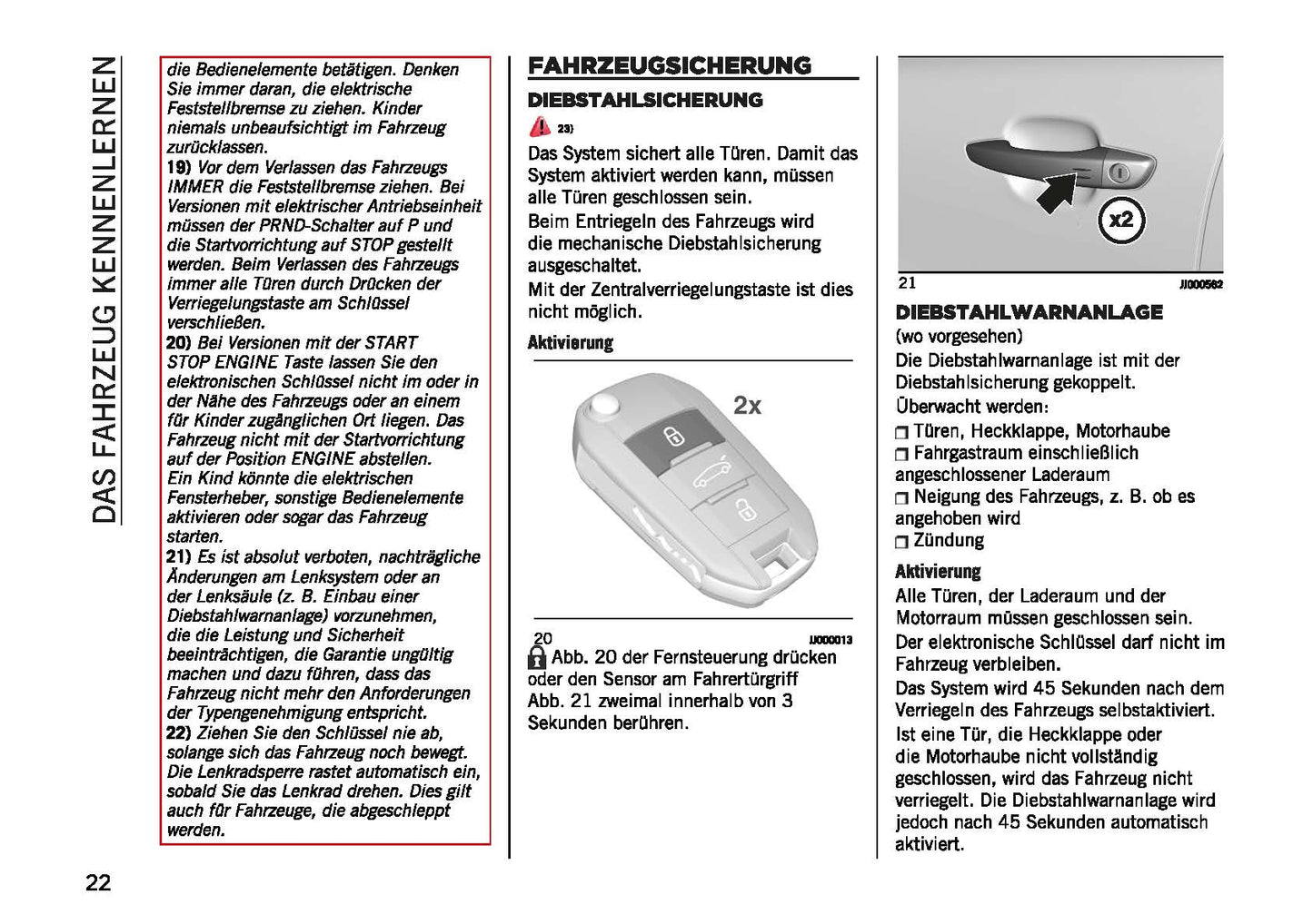 2023-2024 Jeep Avenger Gebruikershandleiding | Duits