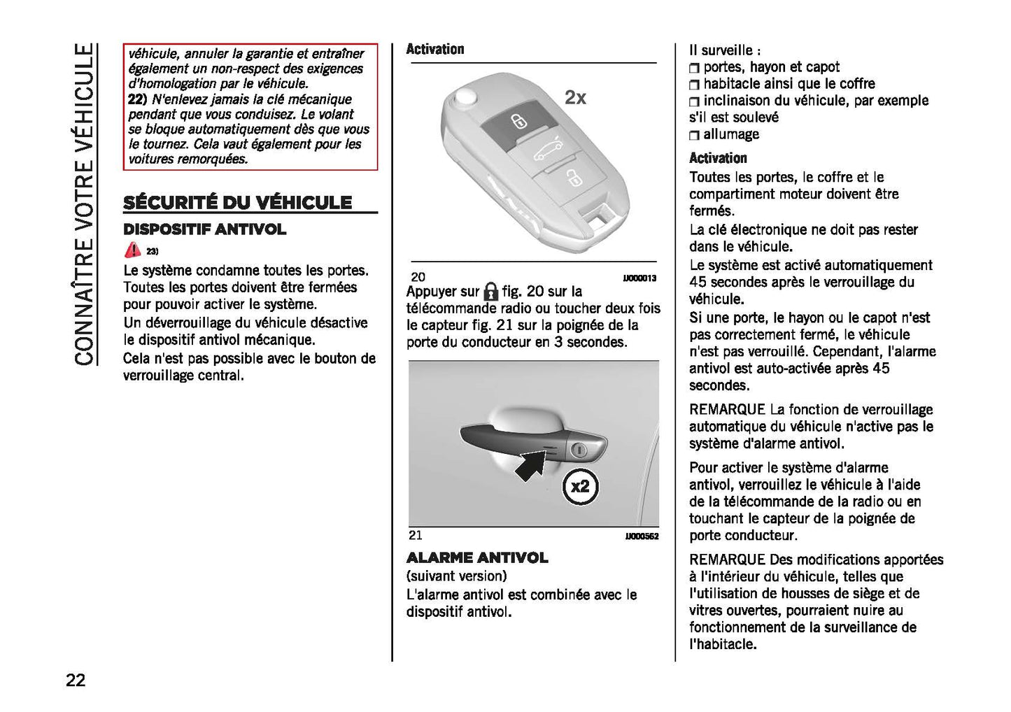 2023-2024 Jeep Avenger Gebruikershandleiding | Frans