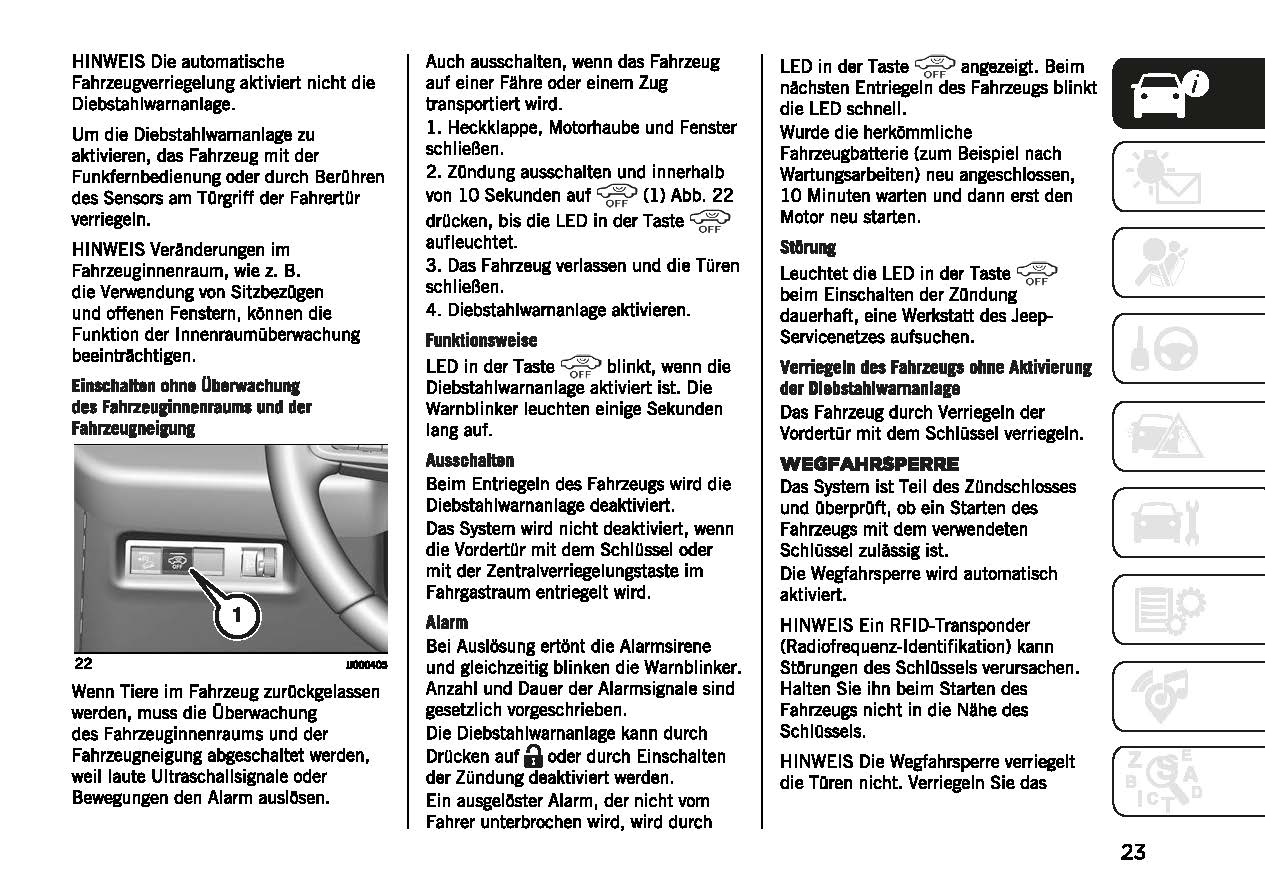 2023-2024 Jeep Avenger Gebruikershandleiding | Duits