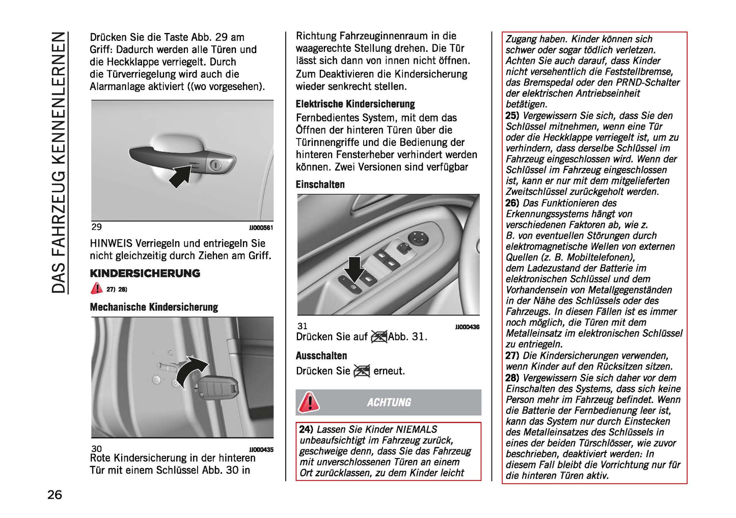 2023-2024 Jeep Avenger Gebruikershandleiding | Duits