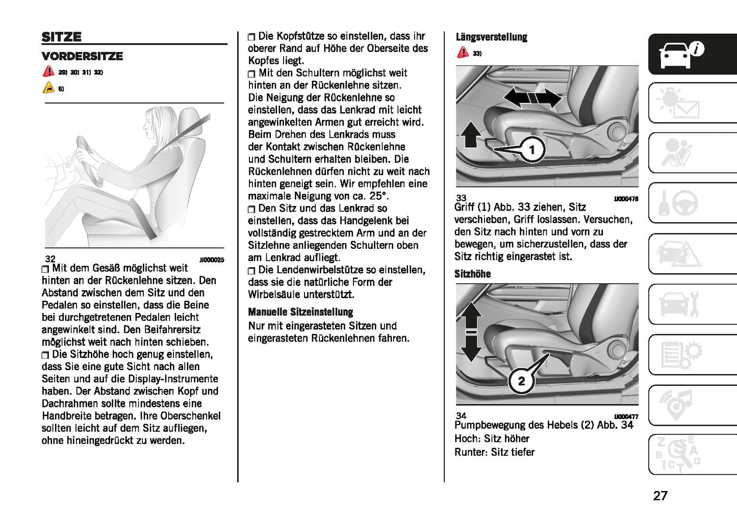 2023-2024 Jeep Avenger Gebruikershandleiding | Duits
