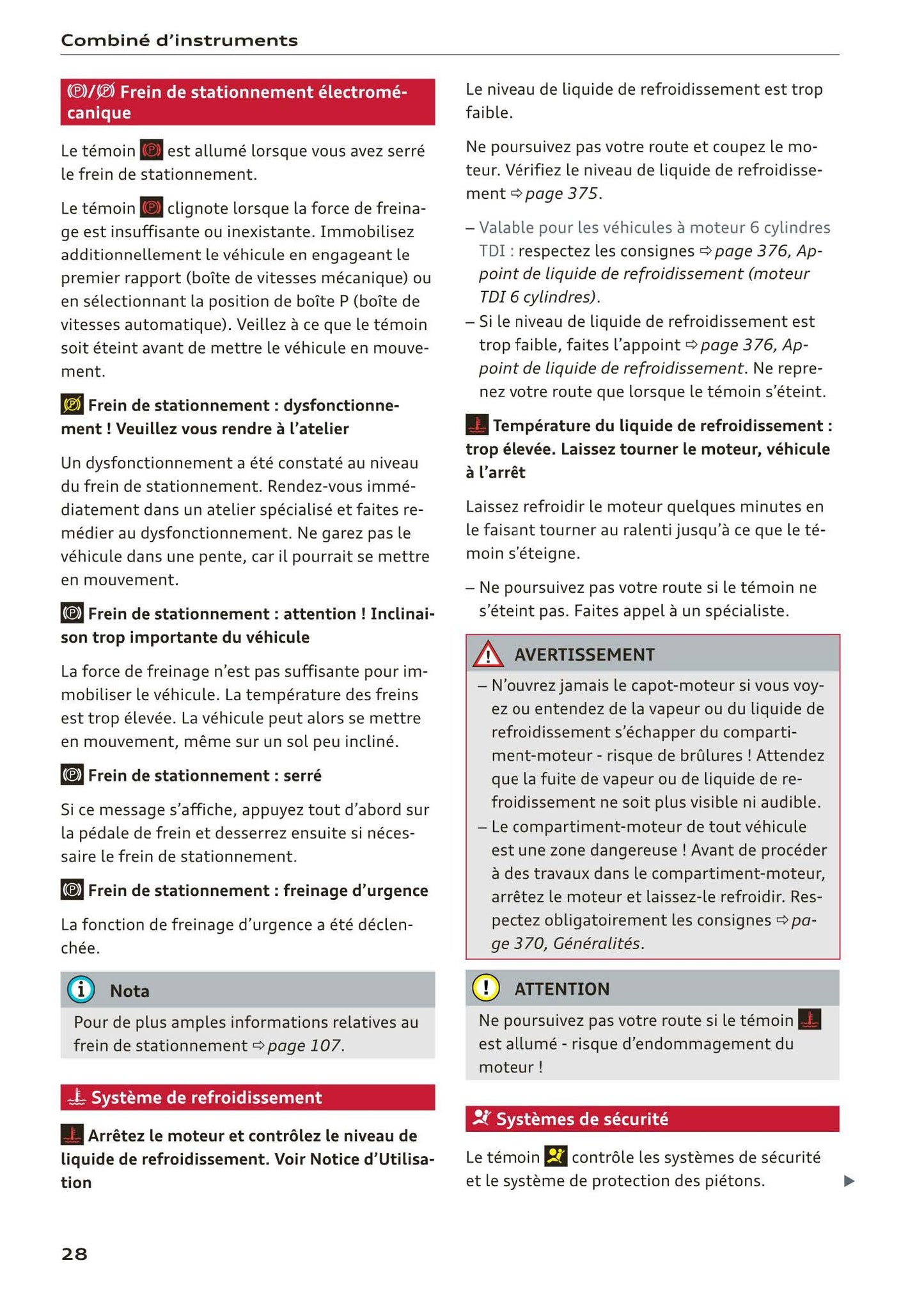 2017-2020 Audi A5/A5 Cabriolet/A5 Coupé/A5 Sportback/A5 Sportback g-tron Owner's Manual | French