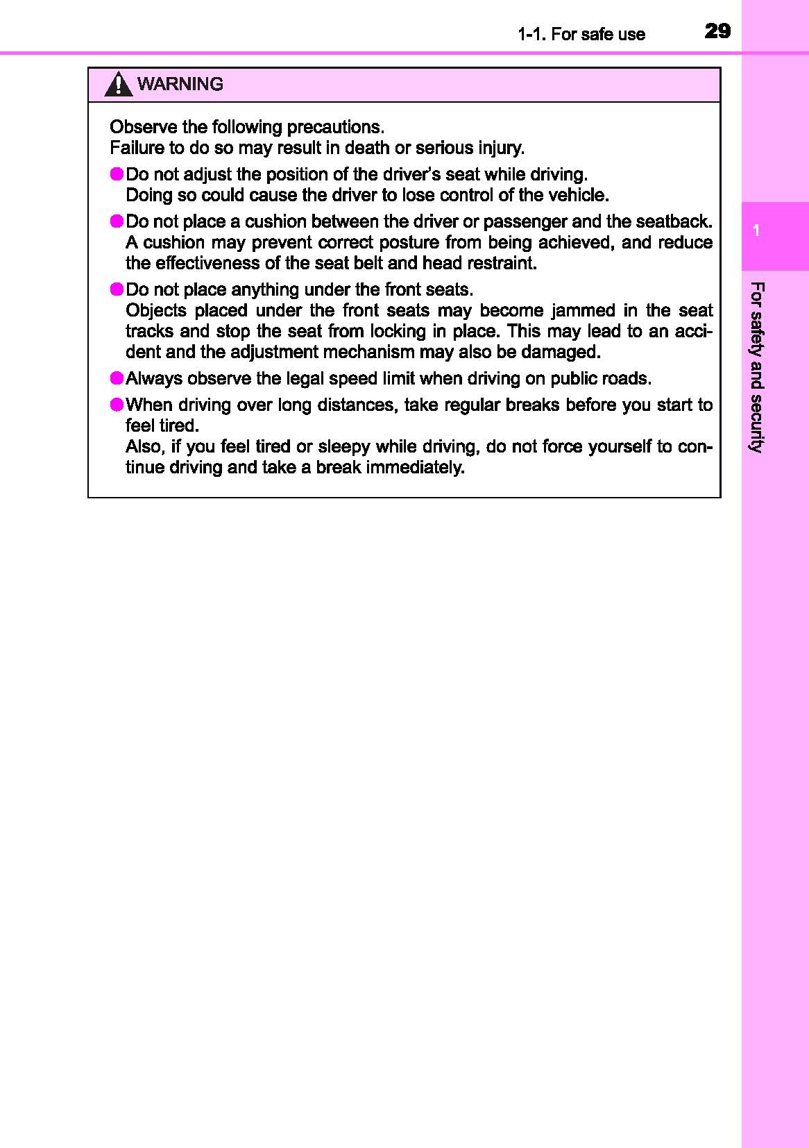 2019-2021 Toyota Prius Manuel du propriétaire | Anglais