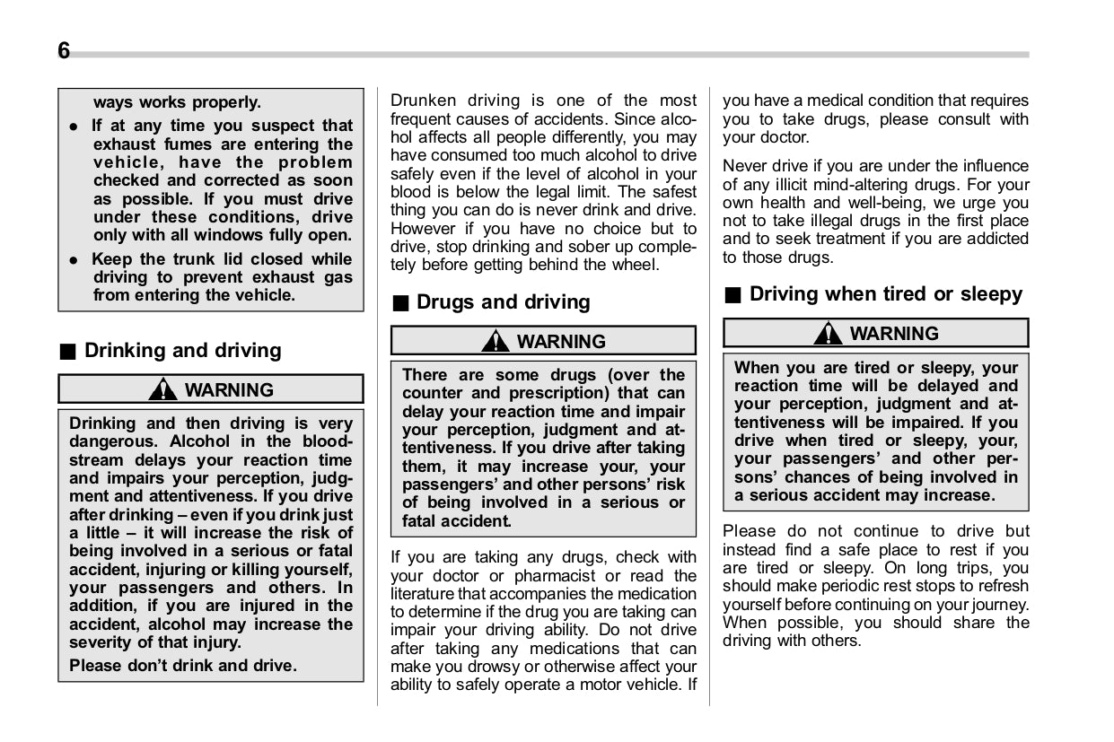 2017 Subaru WRX Manuel du propriétaire | Anglais