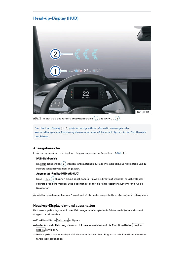 2020-2023 Volkswagen ID.3 Manuel du propriétaire | Allemand
