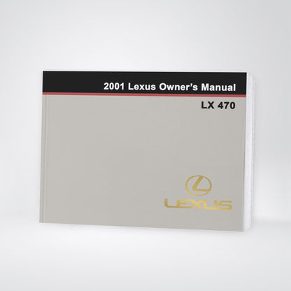 2001 Lexus LX 470 Bedienungsanleitung | Englisch