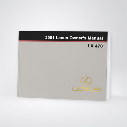 2001 Lexus LX 470 Owner's Manual | English