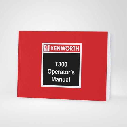 2005 Kenworth T300 Bedienungsanleitung | Englisch