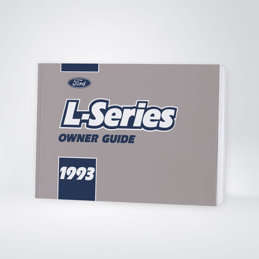 1993 Ford L-Series Bedienungsanleitung | Englisch