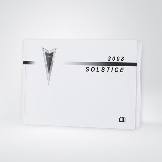 2008 Pontiac Solstice Bedienungsanleitung | Englisch