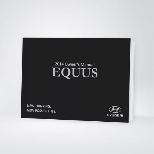 2014 Hyundai Equus Manuel du propriétaire | Anglais