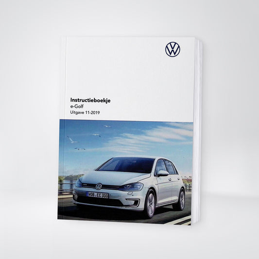 2019 Volkswagen e-Golf Bedienungsanleitung | Niederländisch