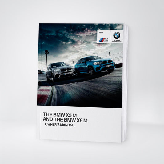 2015 BMW X5M / X6M Manuel du propriétaire | Anglais