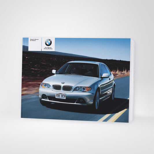 2006 BMW 3 Series / 325Ci / 330Ci Coupe Bedienungsanleitung | Englisch
