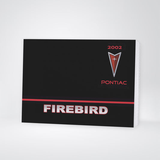 2002 Pontiac Firebird Bedienungsanleitung | Englisch
