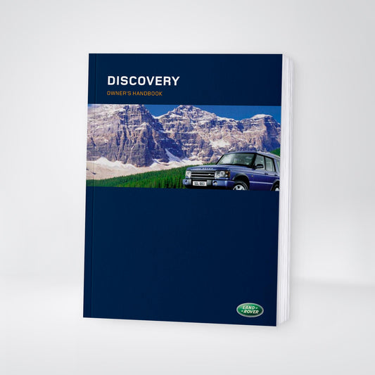 2004 Land Rover Discovery Manuel du propriétaire | Anglais