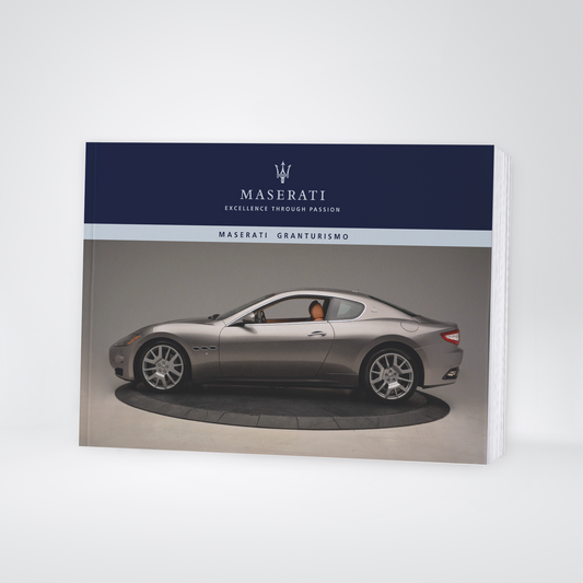 2009 Maserati Granturismo Bedienungsanleitung | Englisch