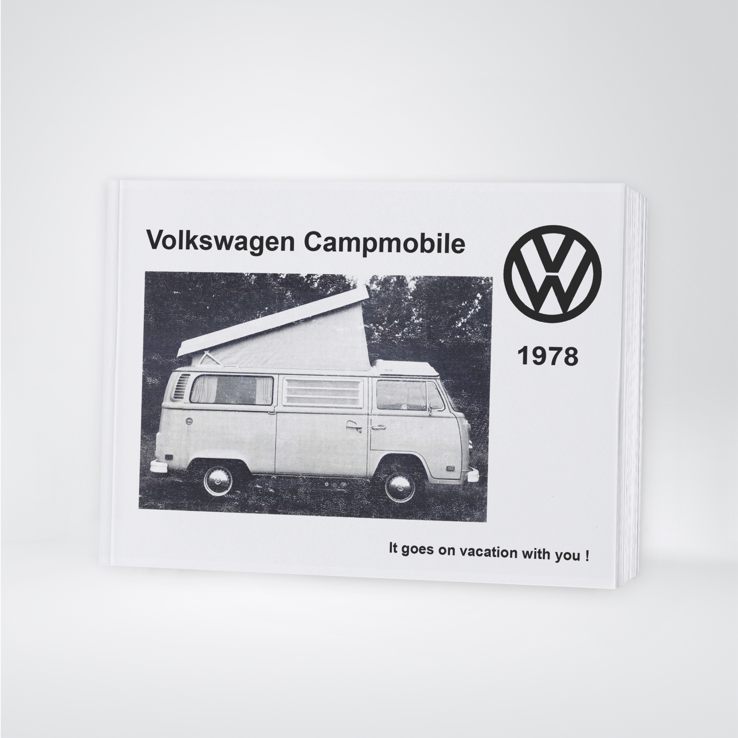 1978 Volkswagen Campmobile Bedienungsanleitung | Englisch