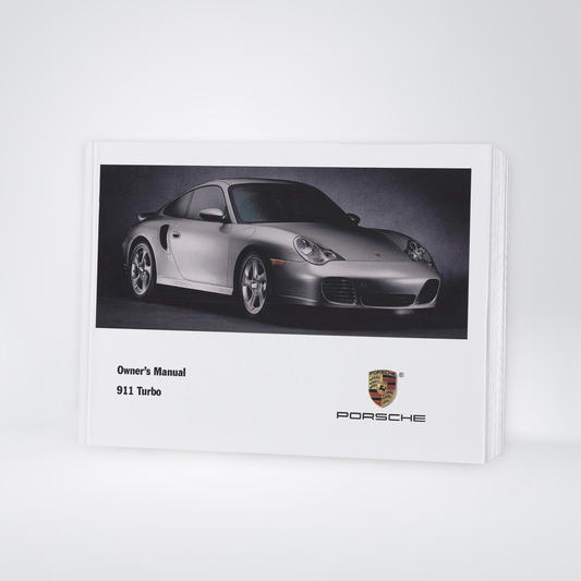 2003 Porsche 911 Turbo Bedienungsanleitung | Englisch