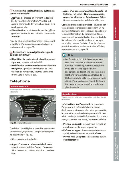 2013-2014 Audi MMI Navigation Plus Manuel d'Infotainment | Français