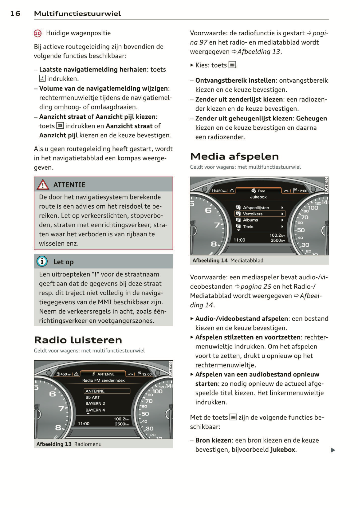 2014 Audi MMI Navigation Plus Infotainment Manual | Dutch