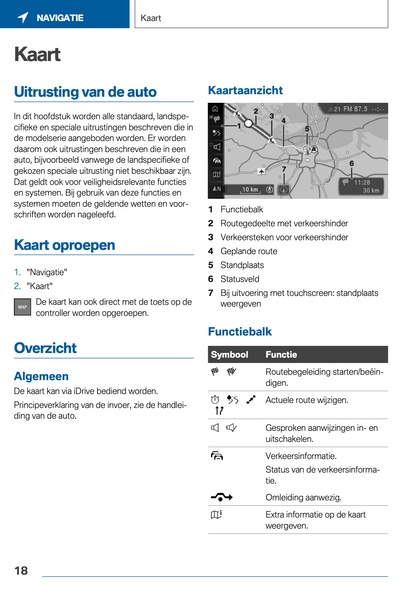 2018-2019 BMW 2 Series Active Tourer Plug-in-Hybrid Infotainment Manual | Dutch