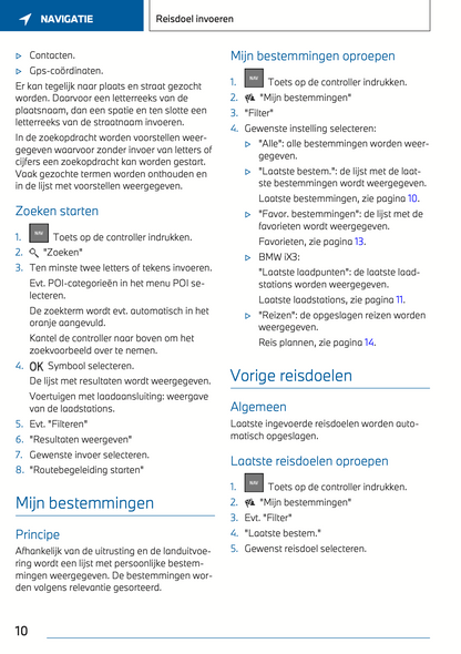 2022 BMW Navigation, Entertainment, Communication Manual | Dutch