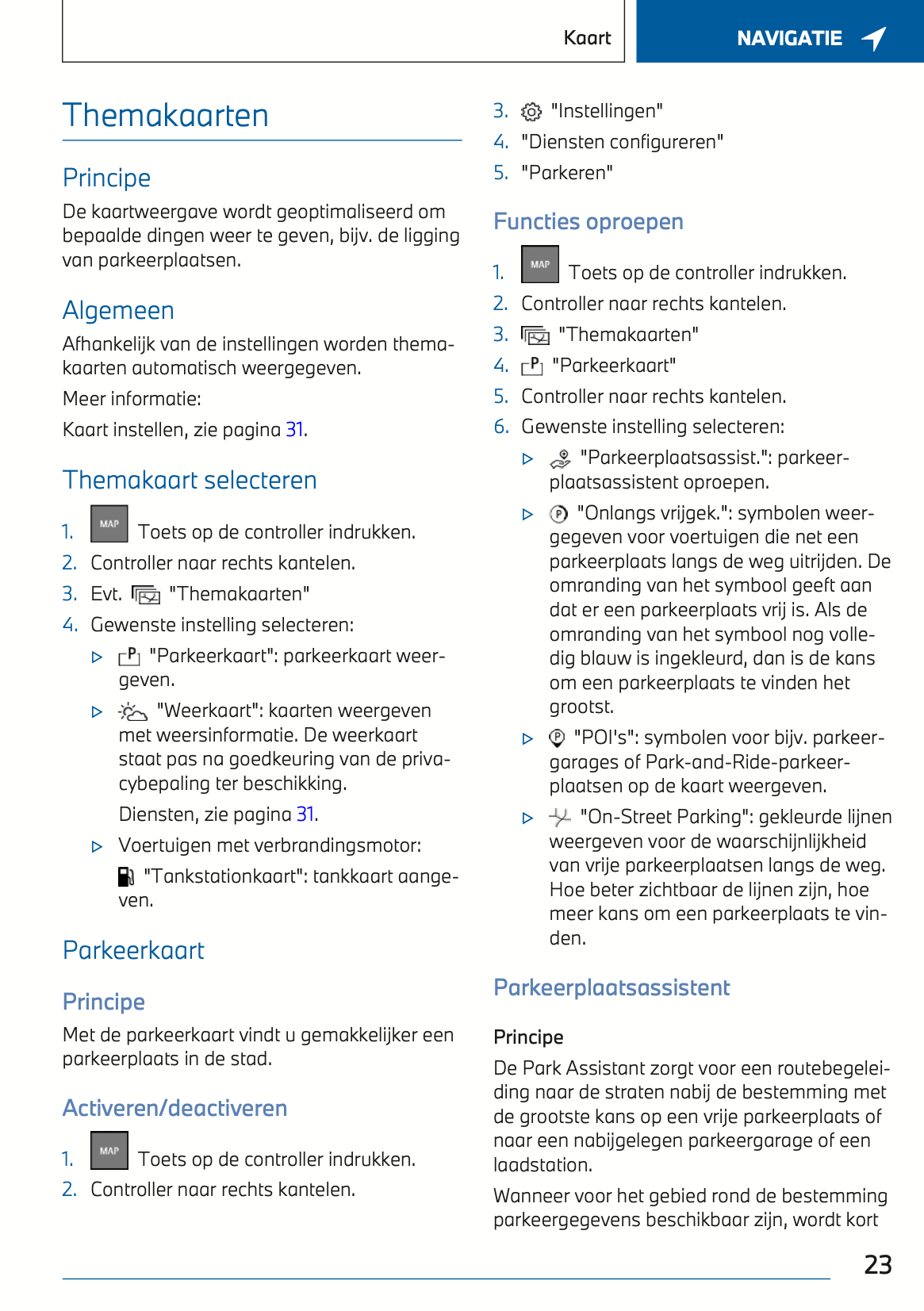 2022 BMW Navigation, Entertainment, Communication Manual | Dutch