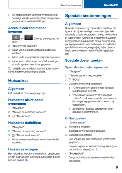 2020-2021 BMW X1 Plug-in-Hybrid Infotainment Manual | Dutch