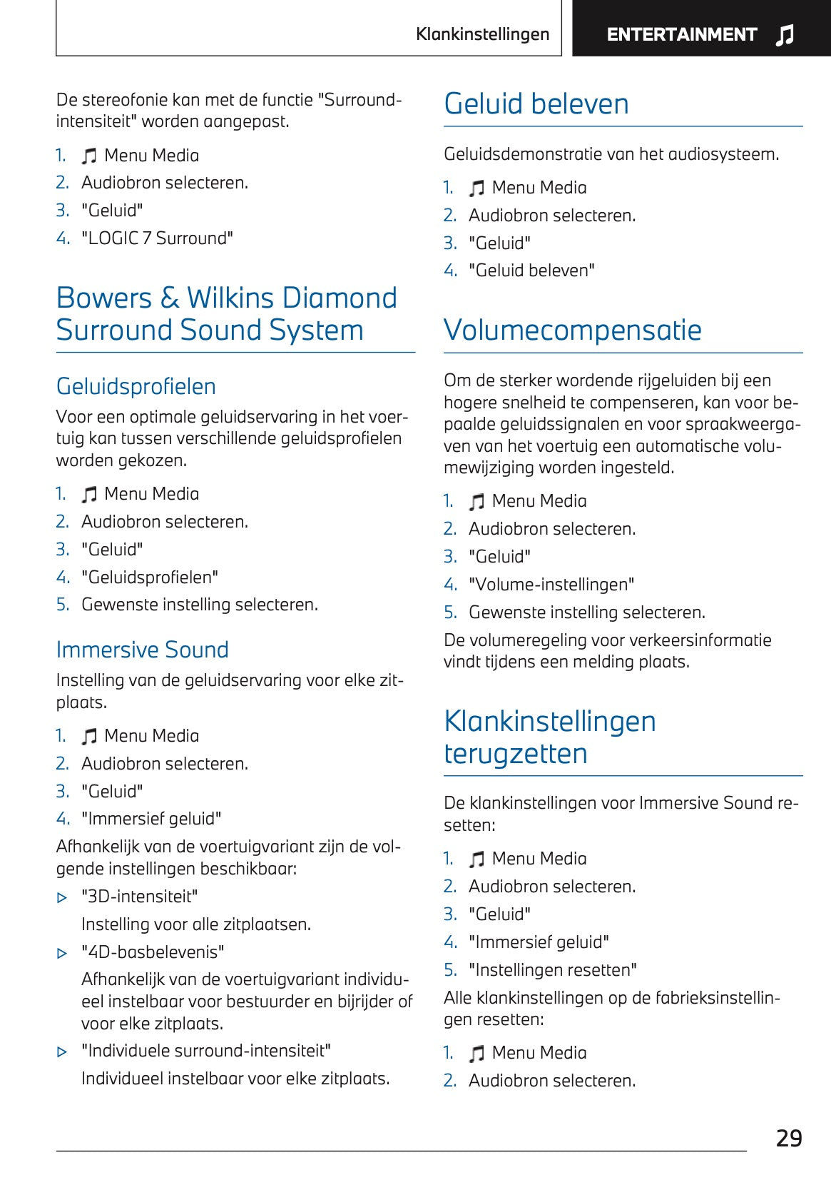 2023-2024 BMW X1 Plug-in-Hybrid Infotainment Manual | Dutch